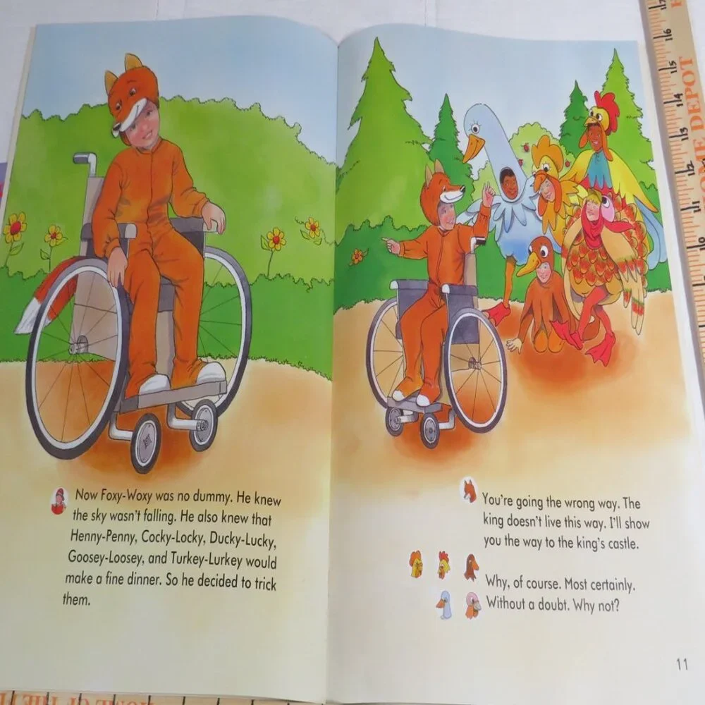 The Sky is Falling BIG BOOK (almost 2 feet tall)  By Joseph Jacobs Classroom